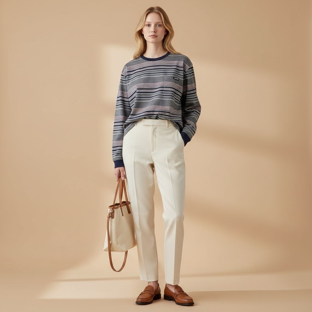 Miu Miu Striped jersey T-shirt - Picture 2 of 7